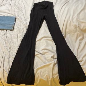 Aerie/American eagle black flare leggings